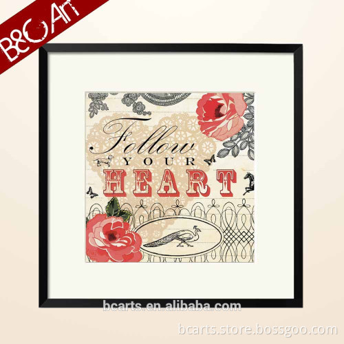 Love expressions letter lovely alphabet character art painting